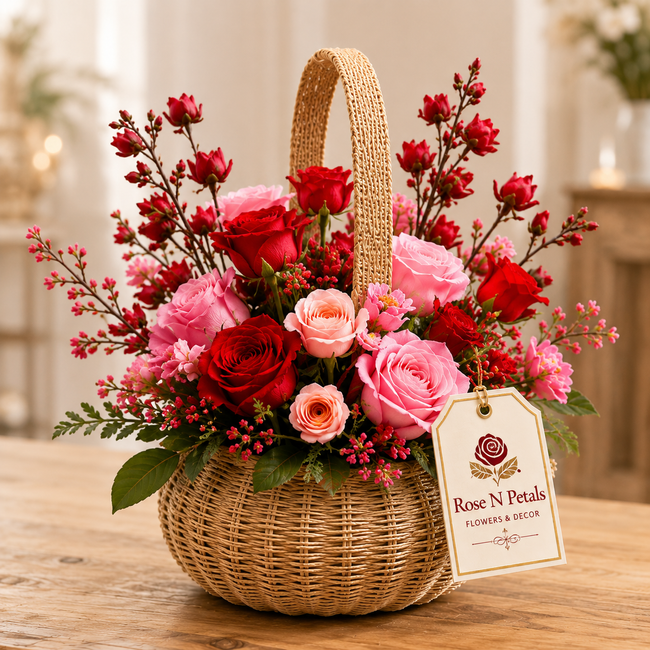 Red Romance Basket Hover Image