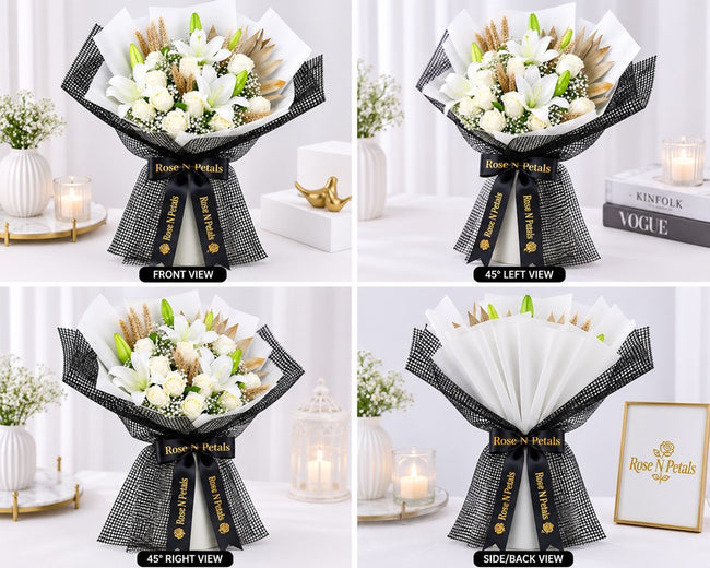 Graceful Whispers of White Bloom Main Image